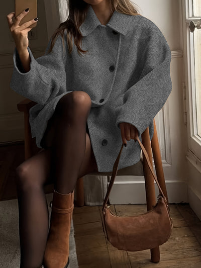 Sophisticated Asymmetrical Winter Coat