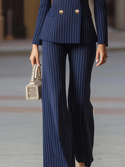 Elegant Striped Suit Set MollyBoo
