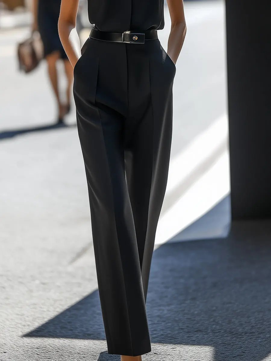 Sophisticated Sleeveless Tailored Jumpsuit MollyBoo