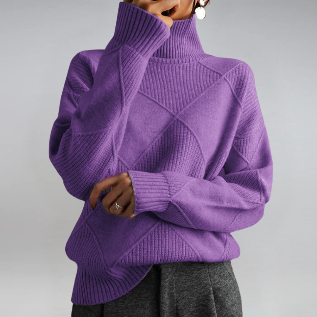 Mollyboo Luxe Cashmere Turtleneck Sweater