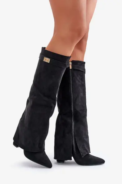 Flap Knee-High Boots MollyBoo