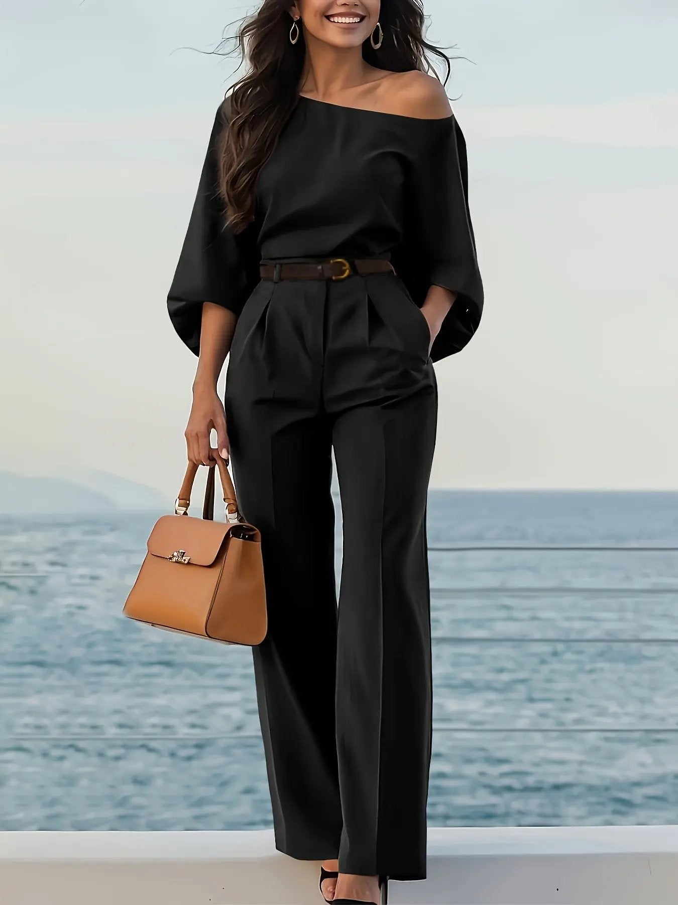 Mollyboo Elegant Asymmetrical Set - Sophistication and Style MollyBoo