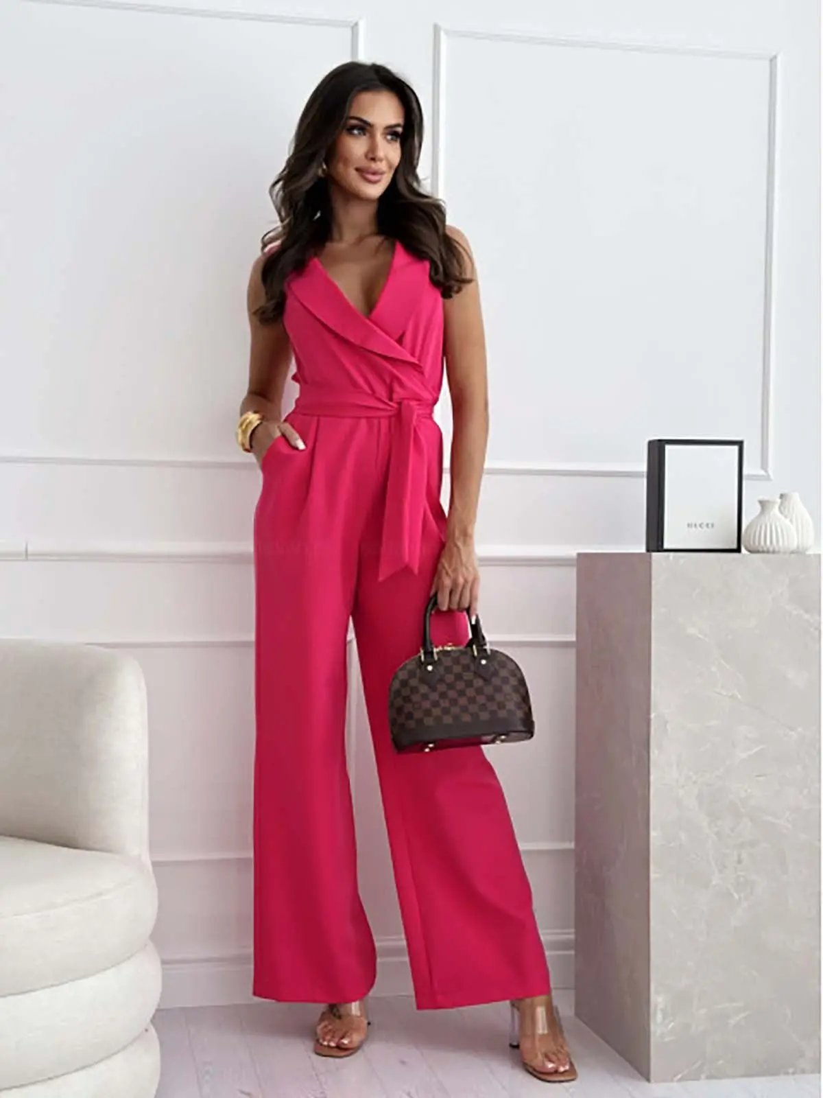 Mollyboo Jumpsuit – Glamorous Elegance with Knot Detail MollyBoo