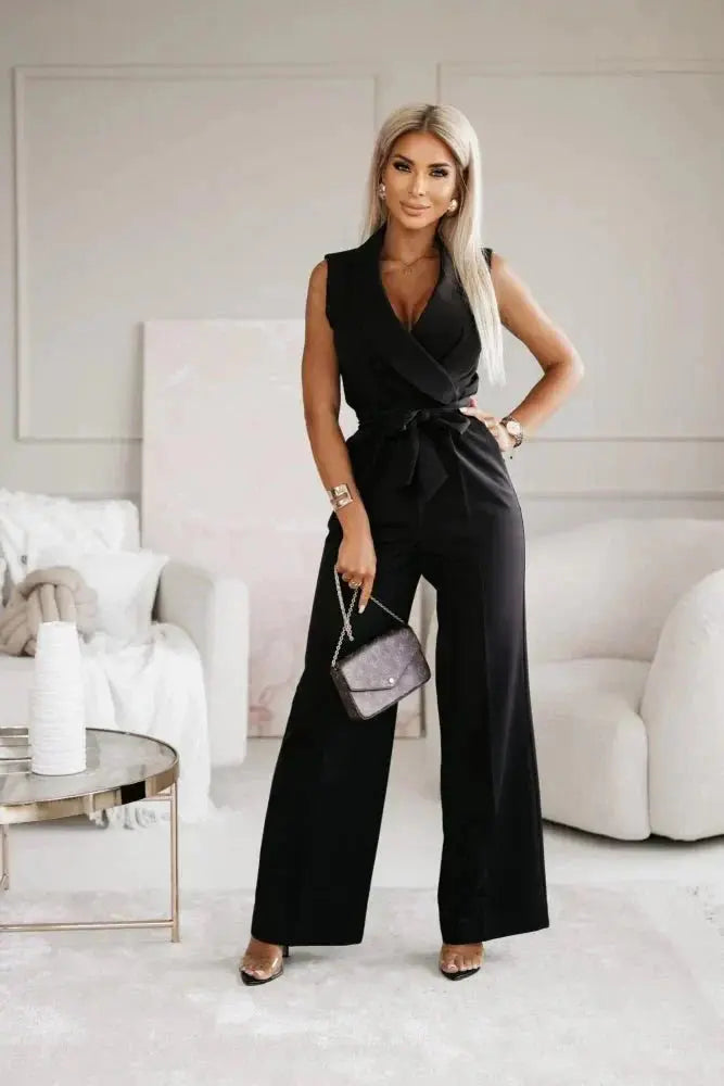 Mollyboo Jumpsuit – Glamorous Elegance with Knot Detail MollyBoo