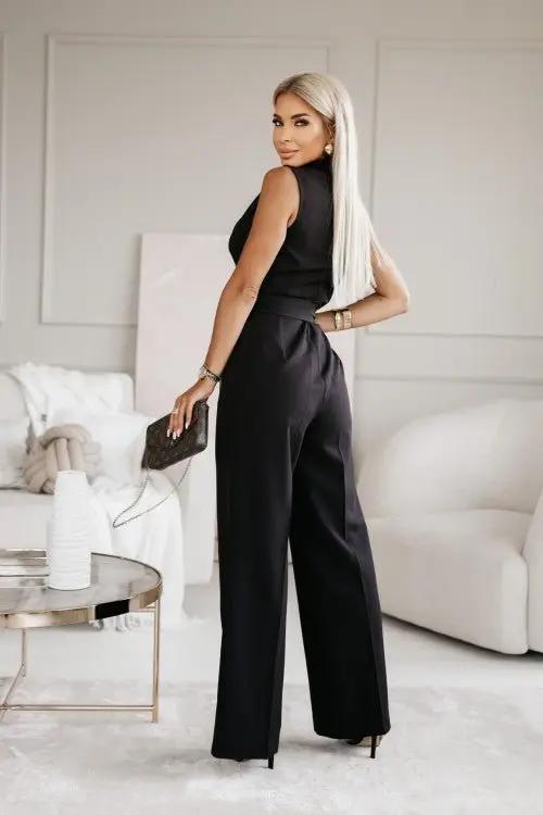 Mollyboo Jumpsuit – Glamorous Elegance with Knot Detail MollyBoo