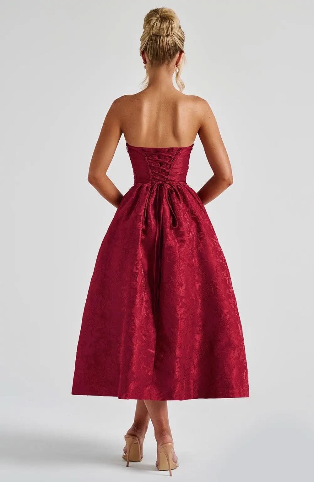 Mady Red Dress – Classic Elegance MollyBoo