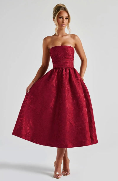 Mady Red Dress – Classic Elegance MollyBoo