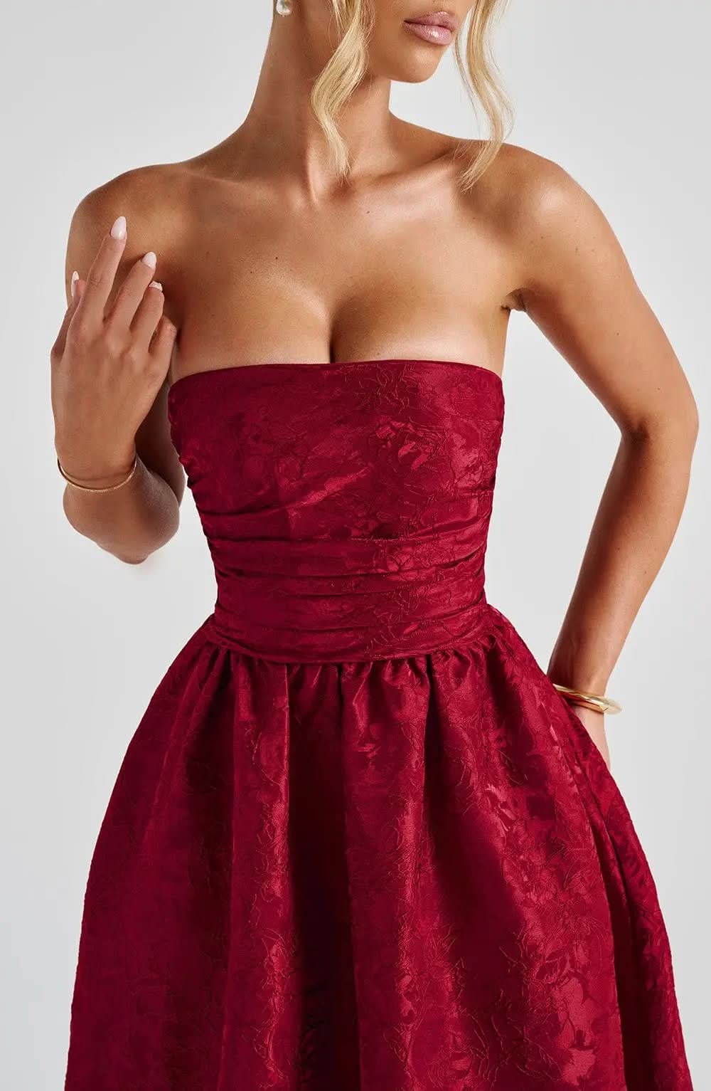 Mady Red Dress – Classic Elegance MollyBoo