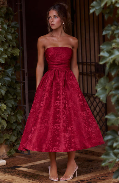Mady Red Dress – Classic Elegance MollyBoo